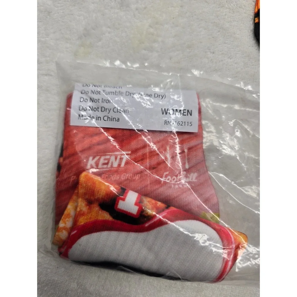 I Heart Ranch Chicken Wings Novelty Socks Red Womens OS